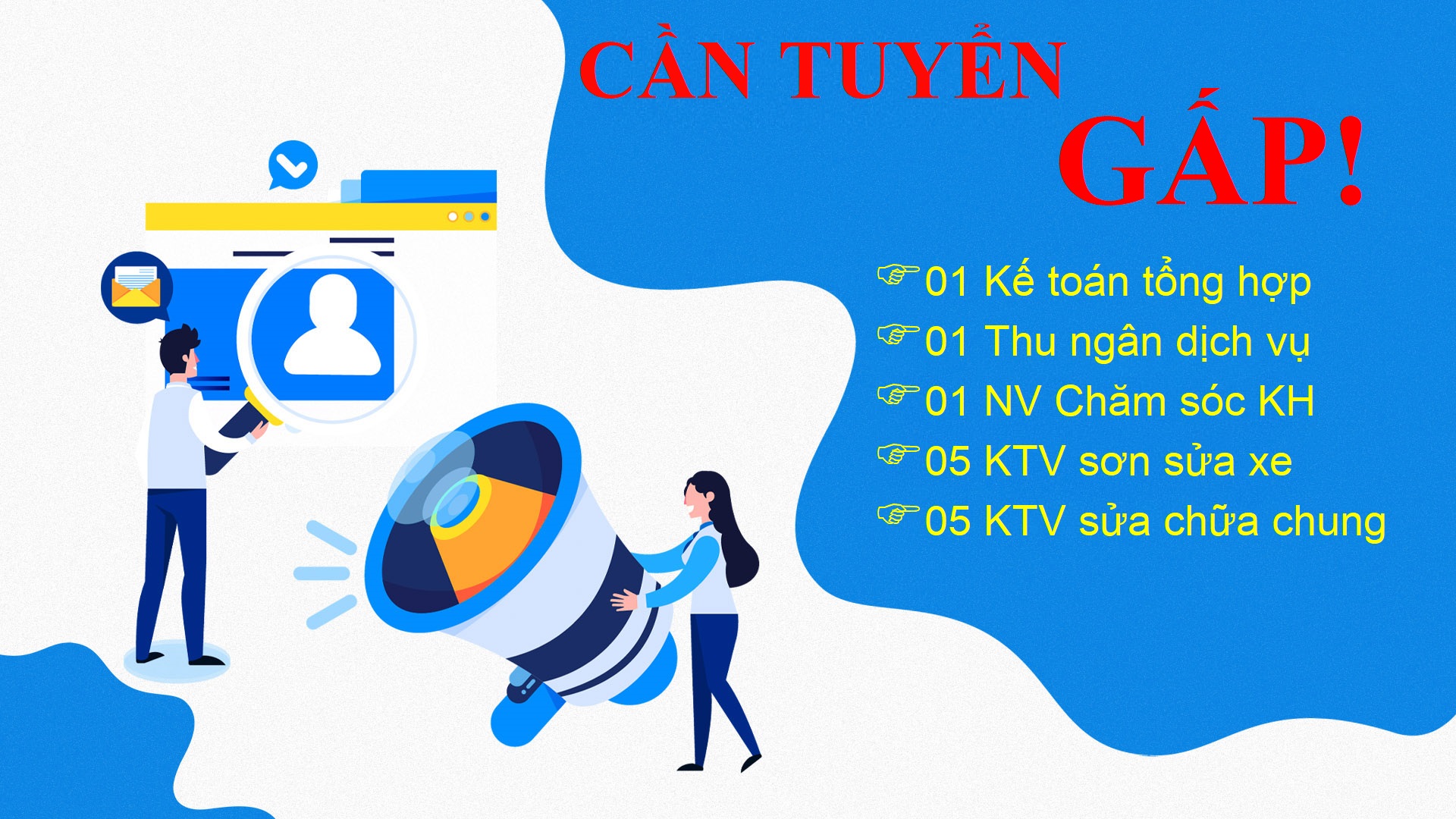 TUYỂN DỤNG THÁNG 9/2022